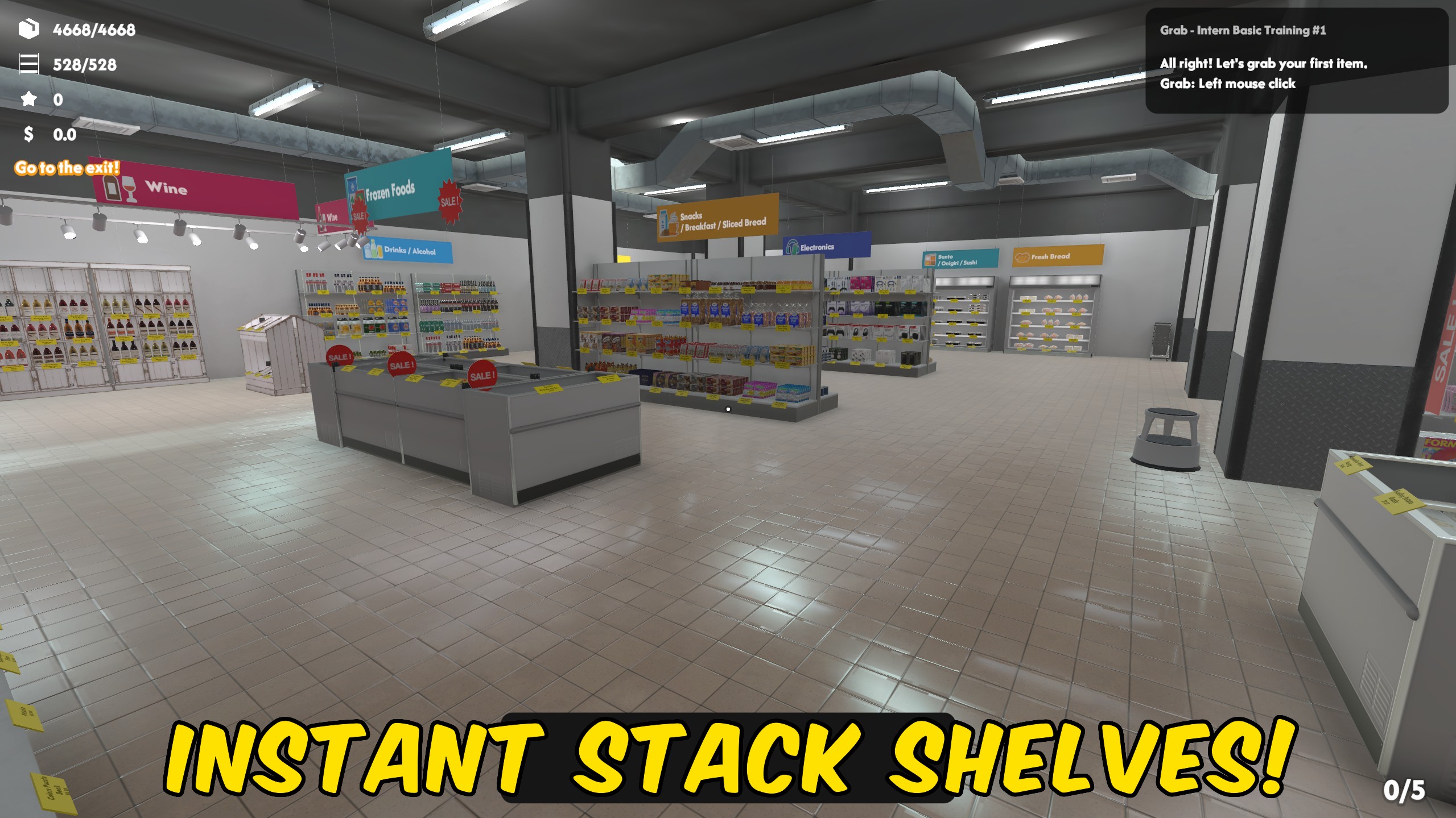 Supermarket Chaos — Auto Fill Shelves (screenshot 2)